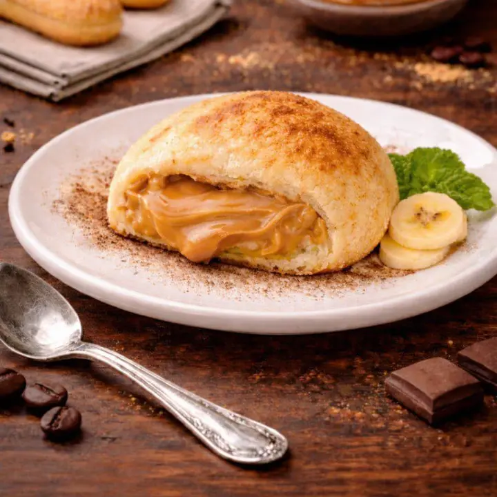 Dulce Niña de Dulce de Leche con Plátano
